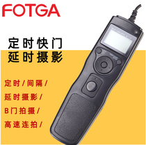 FOTGA Shutter cable Wired timing delay for Canon Nikon Sony SLR camera 5D4 3 2 6D A7