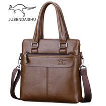 Giant Sen Kangaroo Mens Bag Leather Men Business Bag Briefcase Handbag single shoulderhand with satchel Bull leather male leather