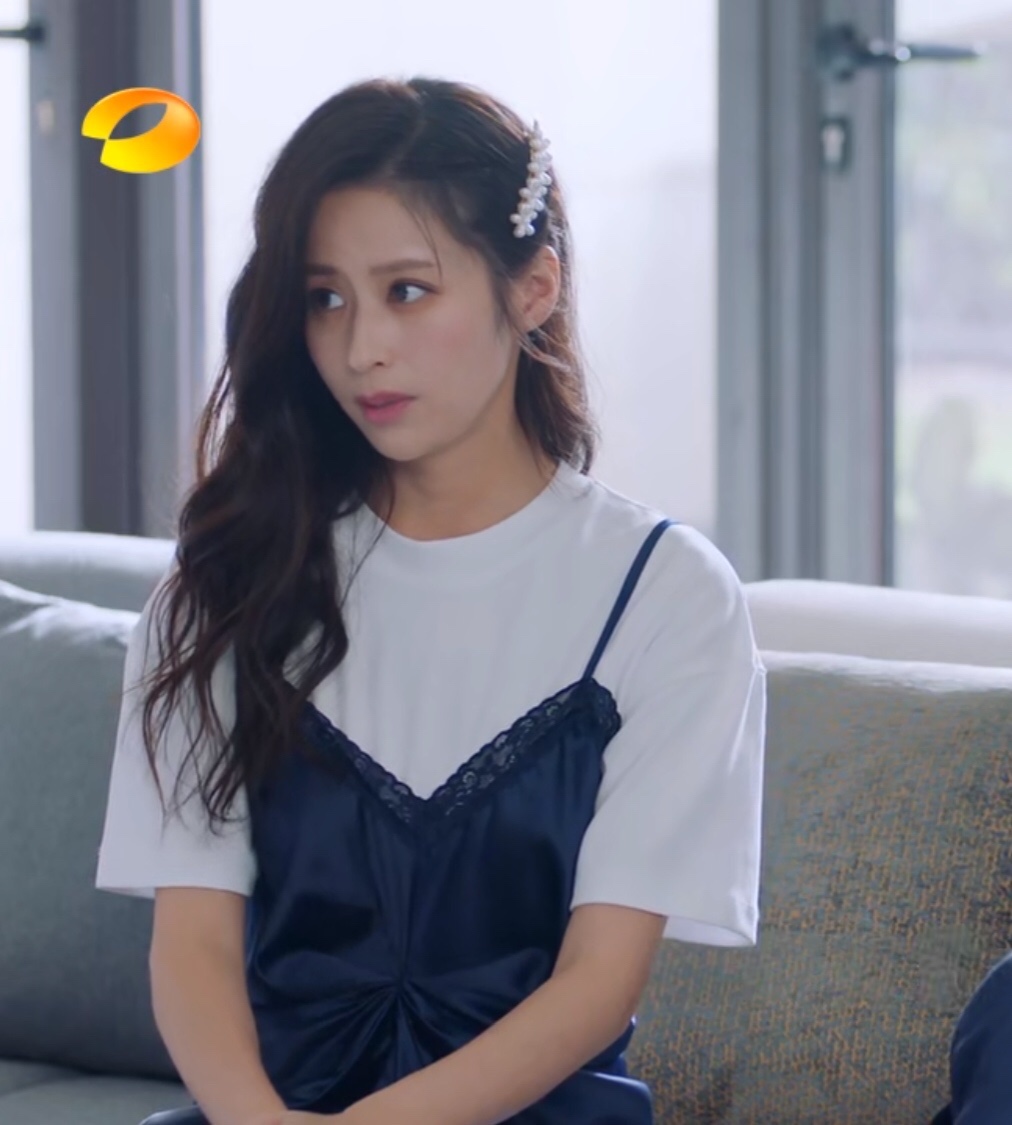 陪你一起长大颖儿林芸芸同款衣服蕾丝吊带假两件连衣裙夏套装裙子