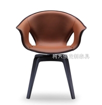Ginger chair Nordic style modern personality leisure chair perforated chair living room model room dining chair book chair office chair recommended chair