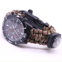 Outdoor Camping Request Raw Bracelet Watch Special Soldiers Men And Women Multifunction Tactical Seven Core Umbrella Rope Woven Carry-on Rings