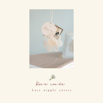 Rose rosée Unlimited repurchase Lace Non-woven breast stickers Womens anti-bump reusable breast stickers