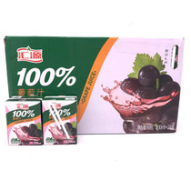Huiyuan 100% Grape Juice 200ml * 12 24 boxes of Huiyuan Juice