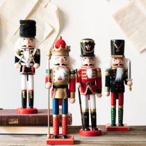 JK Mu space retro foreign nutcracker soldier ornaments living room study bookshelf decorations gift toys