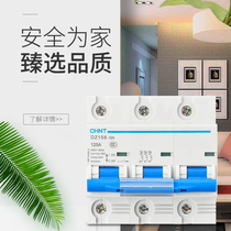 Chint air switch 4P 3P 2P 1P circuit breaker power DZ158-125 63A 80A100A125