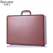 Fisher briefcase Retro suitcase Password box Cash box Briefcase Lightweight business laptop case