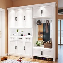 Minimalist Modern Door Hall Cabinet Shoes Cabinet Large Capacity Multifunction Shoe Rack Overall Entrance Door Closers Locker LOCKER ROOM LOCKERS XUANGUAN CABINET