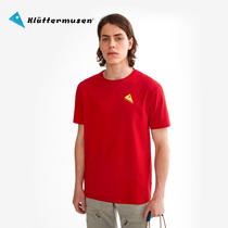 Klattermusen Mountain Climbing Rat Leisure Men Like Niven Cotton Printed Short Sleeve T-shirt Upper 20639M