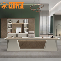 Office light luxury paint executive desk president table office chair boss table simple modern office furniture