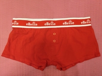Tennis Brand Ellesse Alice Womens Cotton Panties Soft Flat Corner Sports Anti-Light