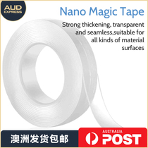 10000 times nano tape Non-marking magic thickened transparent glue high viscosity double-sided(shipped from Australia)