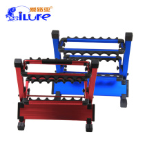 Fishing Rod display rack placement rack aluminum alloy 12 grid display rack Rod rack Rod rack Rod Rod rack 24 grid display rack