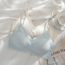 Underwear Womens thin section Summer large breasts for small collection of Deputy Dairy anti-sagging bra flat breasts special without steel ring bra