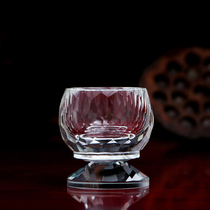 Yuantong Buddhas crystal seven Cup high foot water supply Cup for Buddha water cup in front of Buddha water Cup