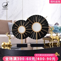 American metal sun glasses ornaments light luxury home living room TV cabinet wine cabinet porch decoration model room decoration