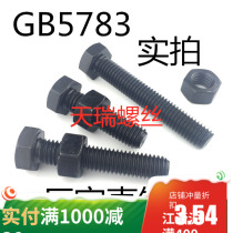 Grade 10 9 high strength full tooth thread external hexagon screw bolt M22 * 40*45*50*55*60*65*200