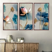 Chinese style elegant decorative painting frame painting living room sofa background wall stickers room wall wallpaper self-adhesive