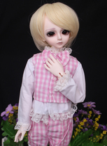 bjd doll sd Doll Doll Dress 1 4 points pink plaid mens size can be customized not only