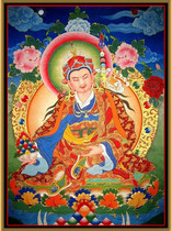 Tibetan Buddhism Thangka Bodhisattva Lotus Buddha cross-stitch living room Buddhist Hall Temple table hanging painting