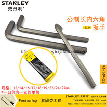 STANLEY STANLEY METRIC LONG HEXAGON WRENCH 12MM 14 16 17 18 19 22 24 27MM