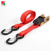 Foil hook binding belt ratchet tensioner cargo tensioner polyester fixing belt luggage rope multi-function