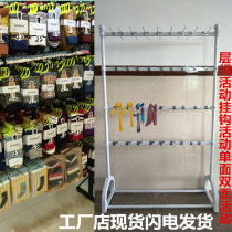 European jewelry display stand Scarf hat Socks pants Jewelry stand Stall stand Slipper pylons Pulley landing