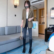 (New) Suit Jacket Women Korean English Top Spring Loose Casual Womens Suit