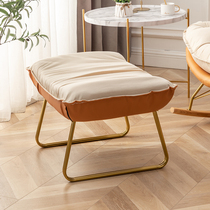 Sofa-chair foot pedal rocking chair Bench Ins Nets Red Light Extravagant foot pedal Tie foot pedal Young bedroom stool short stool