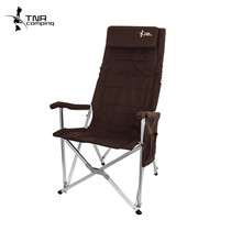 Outdoor barbecue folding chair camping chair portable fishing chair aluminum alloy fishing chair multifunctional daichuan chair armchair