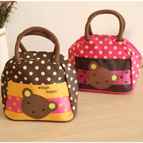 Special offer Cute Oxford cloth cartoon animal portable lunch box bag small bag Bento bag portable bag