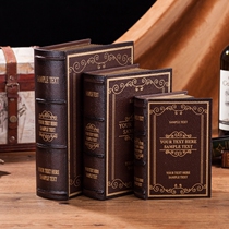 European style retro decorative book simulation book fake book model multifunctional high-grade decorative book box bookcase bookcase jewelry