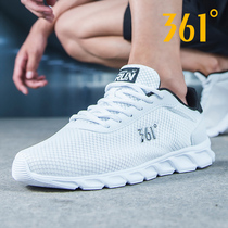 361 mens shoes sports shoes new 2021 summer 361 degree mesh mens casual shoes white shoes breathable travel shoes