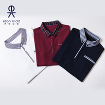 Eaton Guild school uniform for male and female short sleeves T-shirt Inn College Childrens dress polo shirt summer dress new 14T005