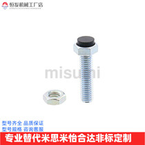 TDB76 stainless steel national standard coarse tooth outer hexagon with polyacetal stop bolt type shoulder type screw PSST4