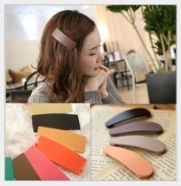 Jewelry fashion hairclip Joker candy color big BB clip color matte edge clip hair accessories banghai clip big clip