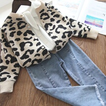 Girls cardio-hoodie jacket needle cardio-hoodie BAO WEN little girl jacket baby jacket cute 2020 spring new wave