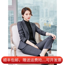 High-end professional clothing female president suits white-collar work interview costume new sales department work clothes in spring 2022