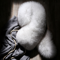 Gringotts export Japan high-end snow Blue Fox luxury fox fur scarf fur scarf fur scarf women winter warmth