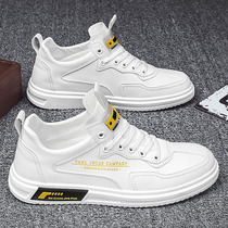 Mens shoes sports all-match flat shoes 2021 new summer net red tide shoes Korean version all-match white youth white shoes