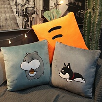 Apply Porsche Car Pillow-up Cushion Lovely Creative Back-to-Pillow Case for Dual-Use Car