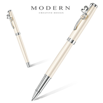 New Modern Heart Model M355 Jewel Signature Pen Metal Stem Unisex 0 7mm Black Core Student Signature Pen Engraving Gift