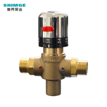 New Territories Intelligent Temperature Regulation Temperature Control Valve Clear Installation All Copper Pipe Valve Temperature Control Valve