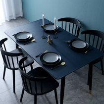 Leather table mat waterproof and oil-proof disposable simple pvc household anti-scalding tablecloth Nordic light luxury Net red tea mat