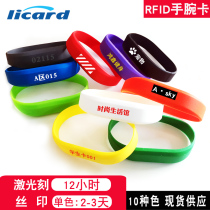 RFID WRIST CARD M1 SILICONE WATCH WRISTBAND TK4100 SWIMMING FOOT BATH Waterproof bathing S50 chip Fudan F08 SPORTS FITNESS BRACELET Locker Carprint typo