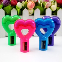 Cute shape love pencil sharpener eraser children stationery creative gift prize kindergarten small gift batch