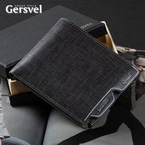 2020 New mens kit Buffet Bull Leather Men Short wallet Money clip Fashion Trends Silver Bag Leather Wallet