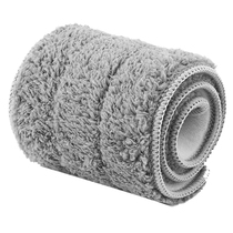 Long mop large flat aluminum plate mop household one-drag clean hand-washing wooden floor dust push tile floor fiber mop