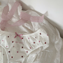 Good Han Han Feng vitality girl love cotton comfortable underwear low waist bow elastic size underwear