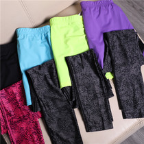 Womens fake two-piece sports suit detachable quick-drying tight yoga pants cropped pants sports skirt running fitness