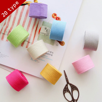 38MM thickened cotton bag with single shoulder hand carrying inclined cross cotton loom with long bag with DIY luggage bag with 20 color entrance